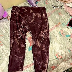 Freely Purple marbled leggings